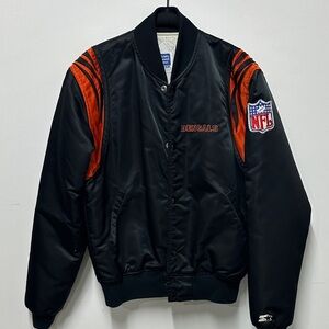 Vintage 80s Cincinnati Bengals Starter Jacket Sz M